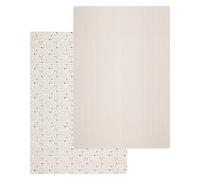LIONELO YOKA Tapis de Jeu Puzzle 6 pièces pour bébés et Tout-Petits 173 × 116 x 1,5 cm, Double Face, Non Toxique et inodore, antidérapant, Facile à Nettoyer, Beige