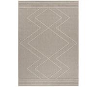 Tapis effet Jute naturel à Relief Berbère Beige 240 x 340 cm