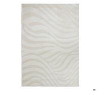 Tapis effet laine Anoai blanc 150x100cm - Atmosphera createur d'interieur - Modèle D