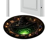 Tapis effrayant - Paillasson d'Halloween - Effet optique - Avec accroche-regard