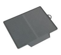 Tapis égouttoir à vaisselle en plastique Wenko gris