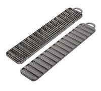 Metaltex Plastique - Égouttoir 2 en 1 Gravity Slim, Gris, 40 x 8 cm