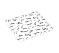 Tapis égouttoir pour comptoir de cuisine - Tapis de séchage absorbant pour comptoir de cuisine, lézard, serpent, tortue, crocodile, 40,6 x 45,7 cm, avec boucle de suspension