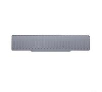 Tapis Égouttoir Silicone 50x10cm Anti-Éclaboussures - Séchage Ultra Rapide pour Vaisselle et Plans de Travail - Beige(Grey)