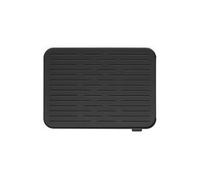 Brabantia Tapis à vaisselle en silicone gris foncé