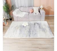 Tapis électriques lavables, coussin chauffant électrique à chauffage rapide, tapis de sol chauffant, chauffage électrique infrarouge pour l'hiver sous le bureau, chauffe-pieds(63x94.5in)