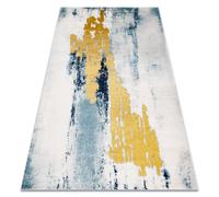 Tapis EMERALD exclusif 1025 glamour, élégant vintage bleu / or 240x330 cm