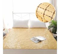 Tapis en bambou naturel 70 x 240 cm, antidérapant, pliable, isolation mahjong d'été, 45 cm, coussin de chaise, coussin de canapé, tapis de couchage pour la maison