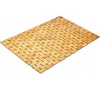 Tapis en bambou pour la salle de bain 80 x 50 cm