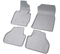tapis en caoutchouc 3D pour BMW X3 F25 | année 2010 - 2017 | gris avec bordure