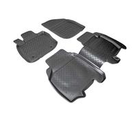 tapis en caoutchouc 3D pour Honda Civic VIII | FK FN | 2005-2011 | ajusté avec bordure