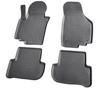 Recambo Tapis de Sol 3D en Caoutchouc, Tapis Auto pour Skoda Yeti | Type 5L | Années de Construction 2009-2017 | Ajustement Parfait avec Rebord