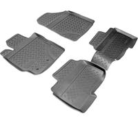 tapis en caoutchouc 3D pour Toyota Yaris II | XP9 | 2005-2011 | ajusté avec bordure