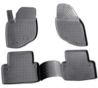 tapis en caoutchouc 3D pour VOLVO V70 / XC70 | 2000 - 2007 | ajusté avec bordure