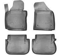 tapis en caoutchouc 3D pour VW Caddy III + IV | à partir de 2003> | avec deux portes coulissantes