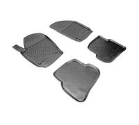 tapis en caoutchouc 3D pour VW Polo 6R / 6C | BJ 2009-2017 | ajusté avec bordure