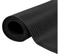 Tapis en caoutchouc antidérapant 2 x 1 m Large strié