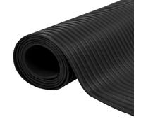 Tapis en caoutchouc antidérapant 2 x 1 m modèle à nervure