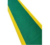 Tapis en caoutchouc antidérapant pour usine, entrepôt et atelier - Tapis de sol de sécurité avec bordure pour usage industriel, durable et facile à nettoyer, idéal pour les zones à forte circulation