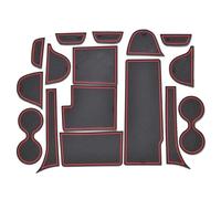 Tapis en Caoutchouc Antidérapant pour Voiture Intérieur De Tasse Rainure Porte pour Mazda CX-7 CX7 CX 7 Accessoires Automobiles Style(Rosso)