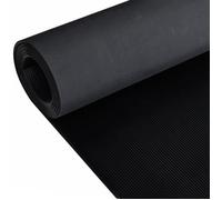 Tapis de séjour vidaXL Tapis en caoutchouc antidérapant 1,5x2 m 3 mm Nervure fine