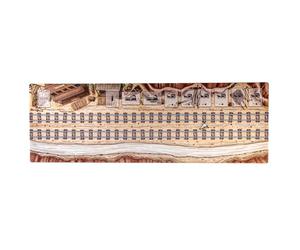 Tapis en Caoutchouc Compatible avec Jeu Colt Express 117 x 40 cm