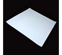 Tapis en caoutchouc de silicone translucide - Joint transparent de 8 x 8 pouces for l'amortissement et l'isolation des vibrations, 1 pièce(6mm)