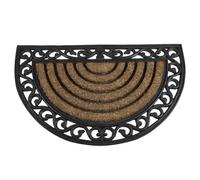 Tapis en Caoutchouc Impala 45x75cm Noir Paillasson Mat Paillasson Domestique