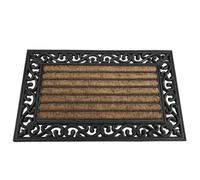 Tapis En Caoutchouc Impalla 45x75cm Noir Tapis De Sol Tapis D'Entrée TOP NEUF