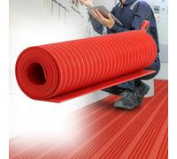 Tapis en caoutchouc isolant haute tension pour la sécurité électrique, absorption des chocs et anti-électrocution, idéal pour salles de distribution et utilisation industrielle