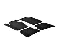 LAMPA 24450 Tapis de sol Caoutchouc noir Avant et Arrière Compatible avec SEAT Ibiza IV 3/5 portes 6J5, 6P1 Ibiza IV Sportcoupe 6J, 6P Ibiza IV ST 6J8, 6P8
