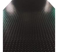 Tapis en caoutchouc noir résistant de 3 mm d'épaisseur pour garage, maison, salle de gym, cuisine, SUV, salle de jeux, camions, hangars, fourgonnettes, ateliers, 80 x 90 cm