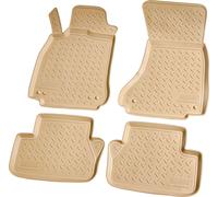 Tapis en caoutchouc pour AUDI A4 B8 8K | B9 8W | Limo Avant | à partir de 2007> | bord beige