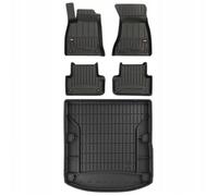 Tapis en caoutchouc pour Audi A4 B9 - FROGUM - Sur mesure - Sans odeur - Renforcés - Résistant à l'usure