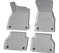 Tapis en caoutchouc pour AUDI A6 C8 Limo | Avant | BJ ab 2018> | gris avec bordure