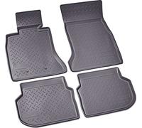 Tapis en caoutchouc pour BMW Série 5 F10 F11 Limo Touring | 2010-2013 | ajusté + bordure