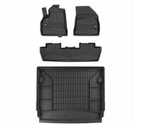 Tapis en caoutchouc pour Peugeot 5008 - FROGUM - Ensemble 3D - 2009-2017 - 7 places - Sur mesure