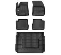 Tapis en caoutchouc pour voiture - FROGUM - Ensemble 3D - CITROEN e-C4 EV depuis 2020 - Ajustement parfait - Sans odeur