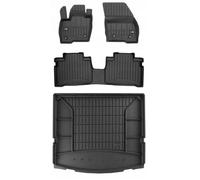Tapis en caoutchouc pour voiture - FROGUM - Ford S-Max II 2015-2023 - 7 places - Sur mesure - Sans odeur