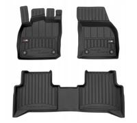 Tapis en caoutchouc pour voiture - FROGUM - VW Touran III à partir de 2015 - BACS 3D - 3 pièces - Noir - Sur mesure