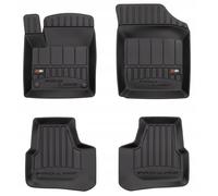 Tapis en caoutchouc pour voiture - FROGUM - VW UP! à partir de 2011 - BACS 3D - 4 pièces (2 avant, 2 arrière) - Noir