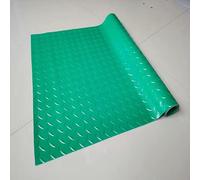 Tapis en Caoutchouc, Tapis de Sol de Garage, Tapis en PVC à Plaque diamantée, Rouleau de revêtement de Sol pour Parking, revêtement en Caoutchouc antidérapant, Tapis imperméable,Vert,1x3m