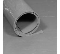 Tapis en caoutchouc / tapis en caoutchouc en rouleau - Aspect marbre gris 2,5 mm - Largeur 120 cm