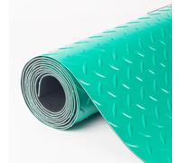 Tapis en Caoutchouc Ultra-résistant, Tapis de Sol Garage for Atelier, Salle Sport, Rouleau en PVC, Gris, 1,5 x 4 m(Green,1.5x10m)