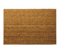 Tapis en coco naturel semelle PVC - 40x60 cm - uni
