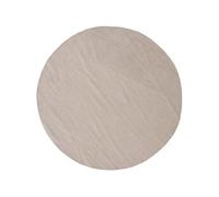 - Tapis en coton et laine Jaipur beige Diamètre 200 cm