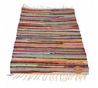 Tapis en coton teinté à la main Rex London Multicolore 60x100x1 cm