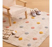 Tapis En Coton Tufté - Arlequin Multicolore 120X170
