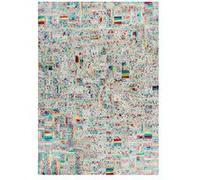 Tapis en Cuir Effet Métallique "Rocket" Multicolore 80 x 150 cm Multicolore G