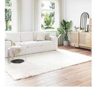 Tapis en fausse laine de mouton - vidaXL - 200x280 cm - Blanc - Polyester - Super doux - Durable - Sensation chaude